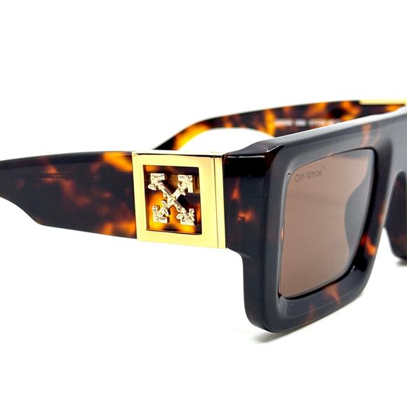 New, OFF-WHITE Sunglasses Leonardo OERI049 6064 Authentic
